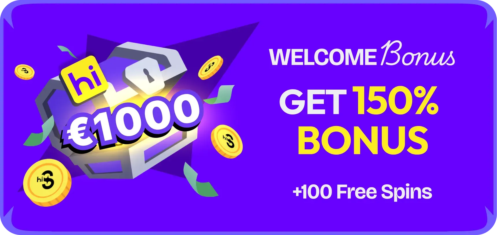 Welkomstbonus bij HiSpin